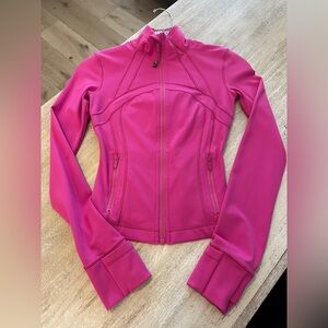 Lululemon Athletica Hot Bright Pink DEFINE Athletic Jacket